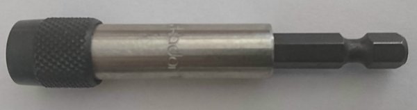 Magnet Bithalter 75 mm für Bits 1/4" Schnellspann-System Form E6,3